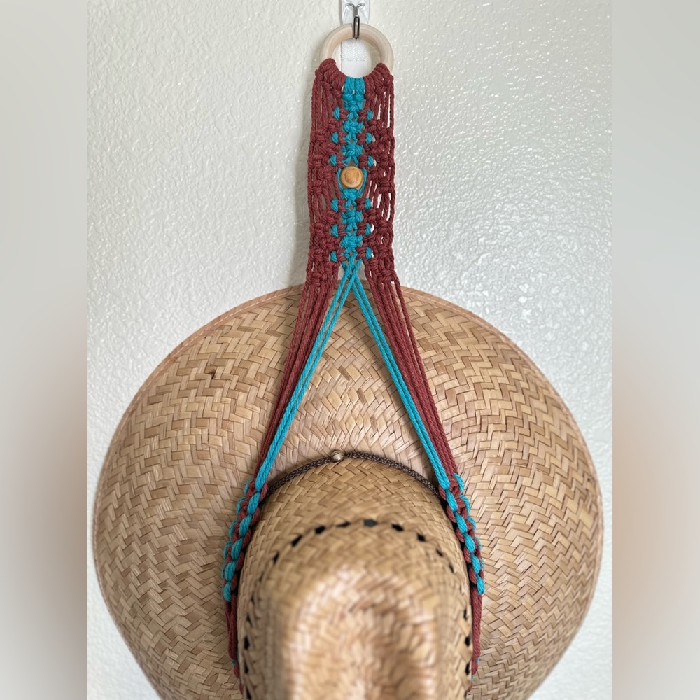 Macrame Hat Hanger / Organizer / Decor / Artwork